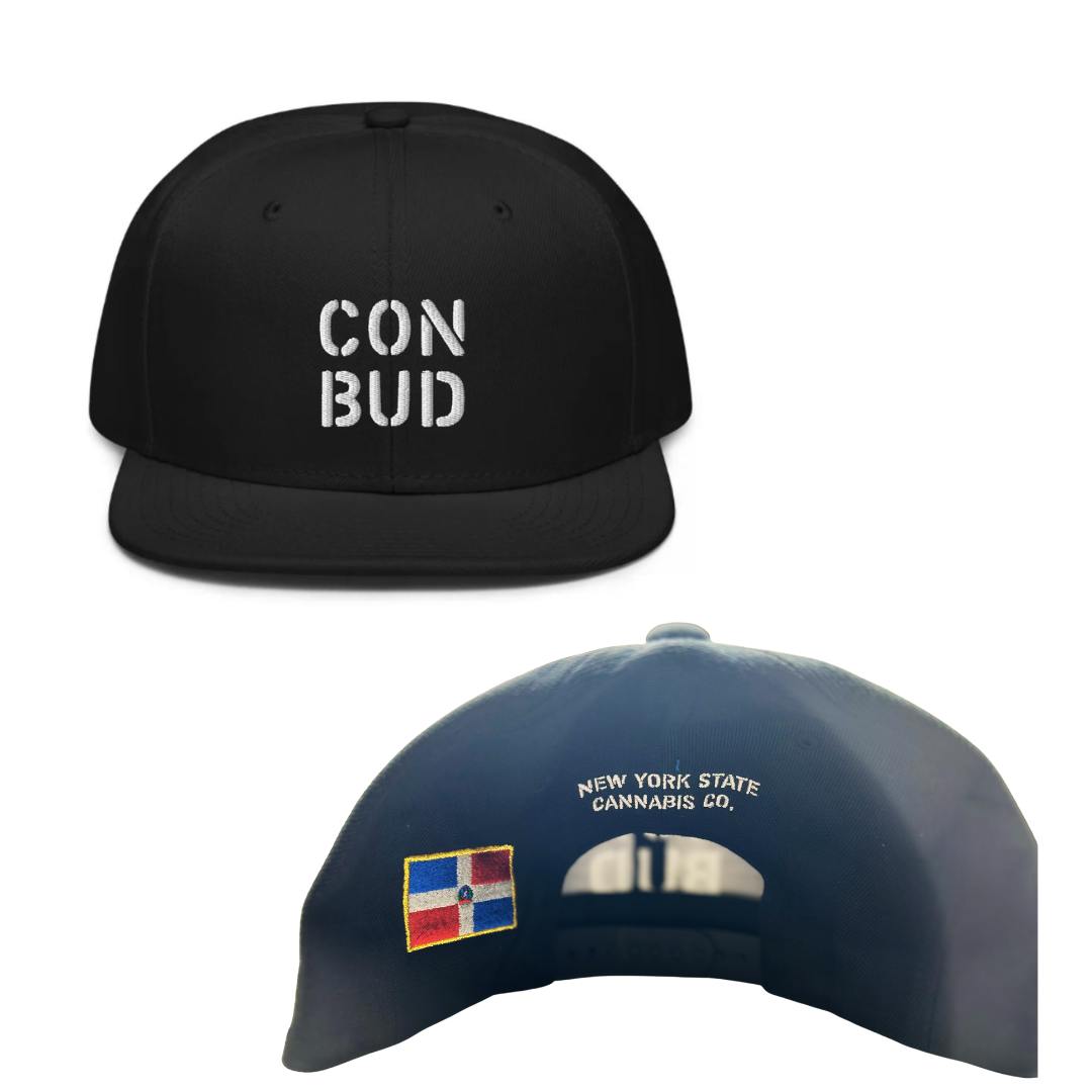 CONBUD Hat- Dominican Republic Embroidered Flag