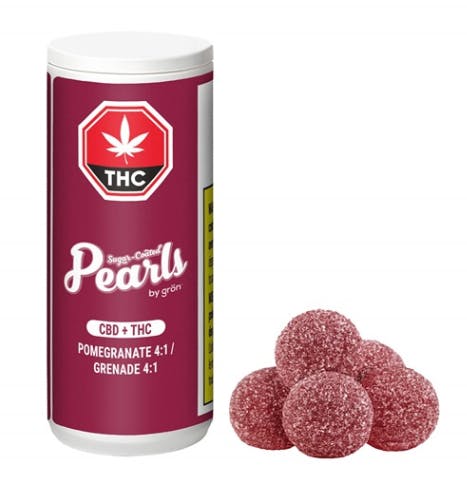 Pearls - Pomegranate 4:1 CBD:THC 5pc