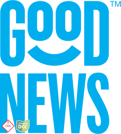 Image of Good News | 1:1 THC:CBD Peach Gummies | Edible | 100mg | 10pk