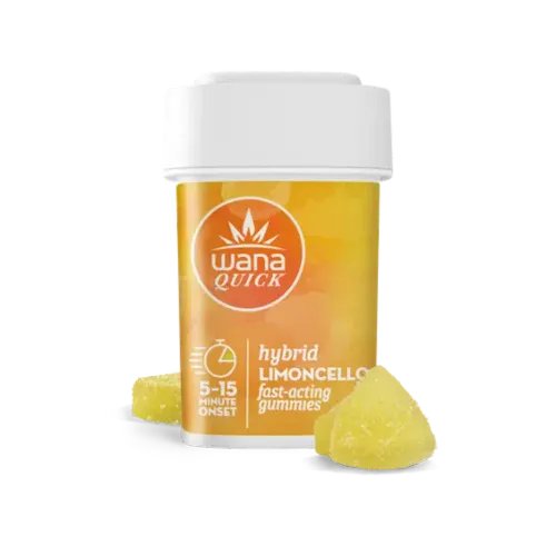 Limoncello- 100mg- 10pk Gummies- Wana Quick-1
