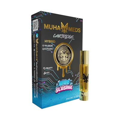 Muha Meds - 1g Cart - Blue Slushie - CARTRIDGES by Muha Meds at King of Budz