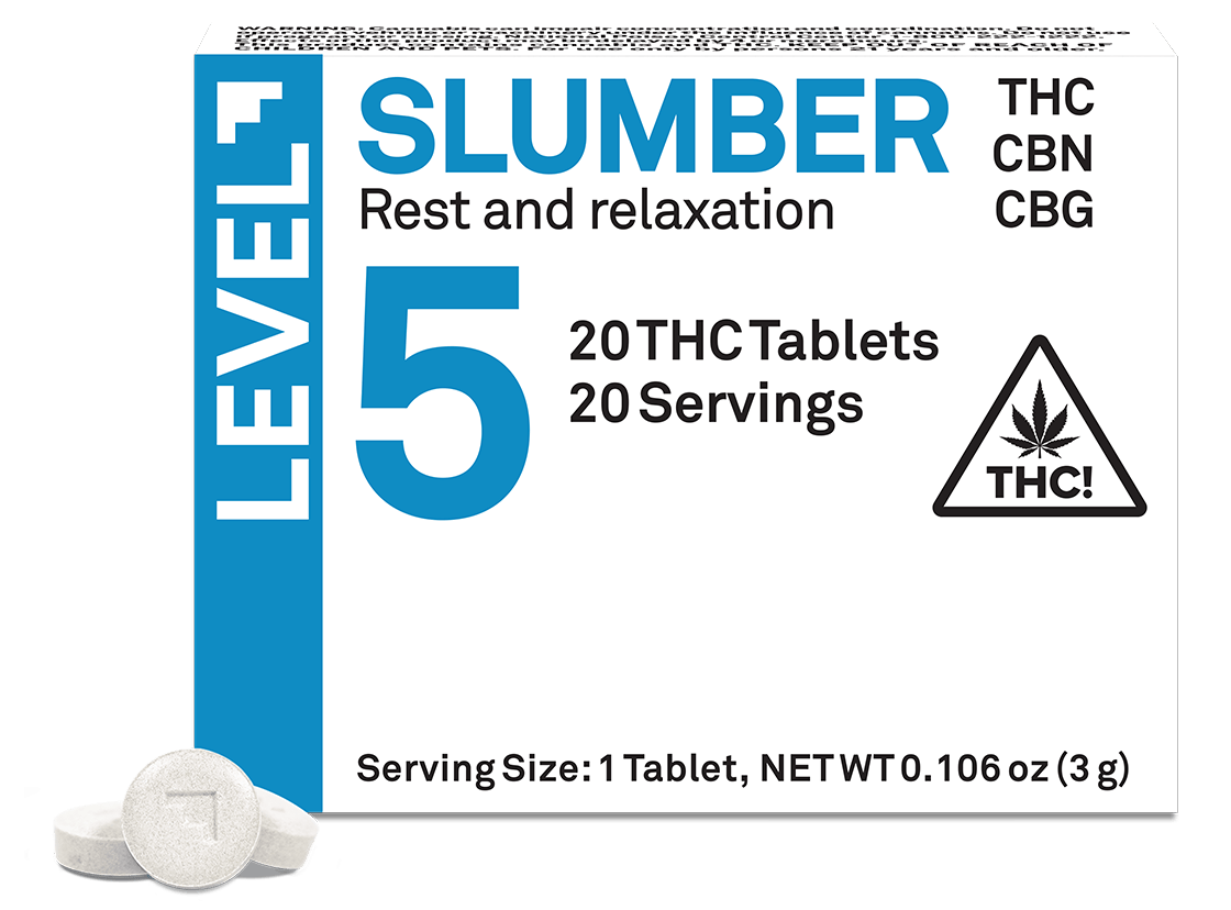 Orals | Level | Level 5 Slumber Protab | THC:CBN:CBG | 20ct