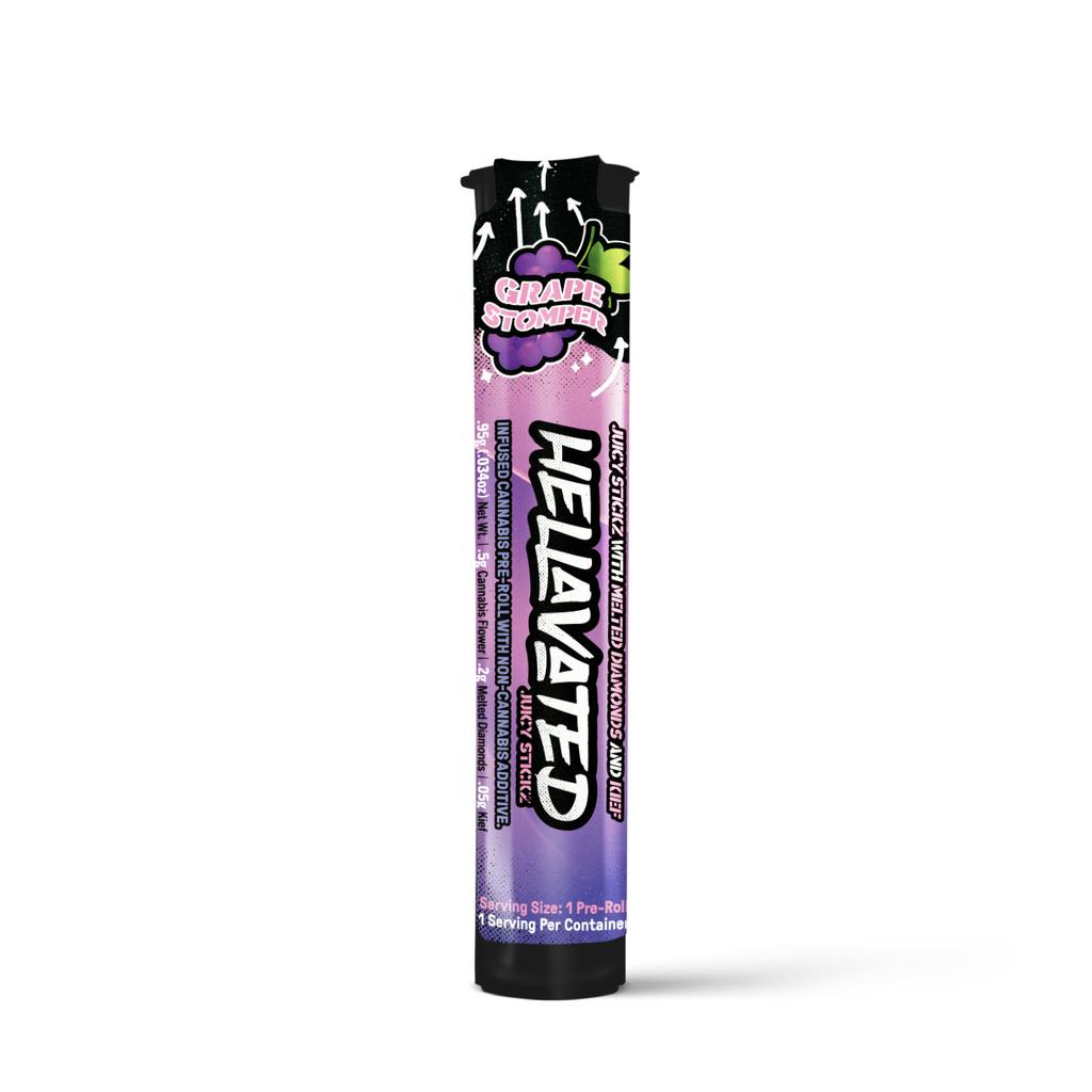 Hellavated | Grape Stomper Infused Pre-Roll