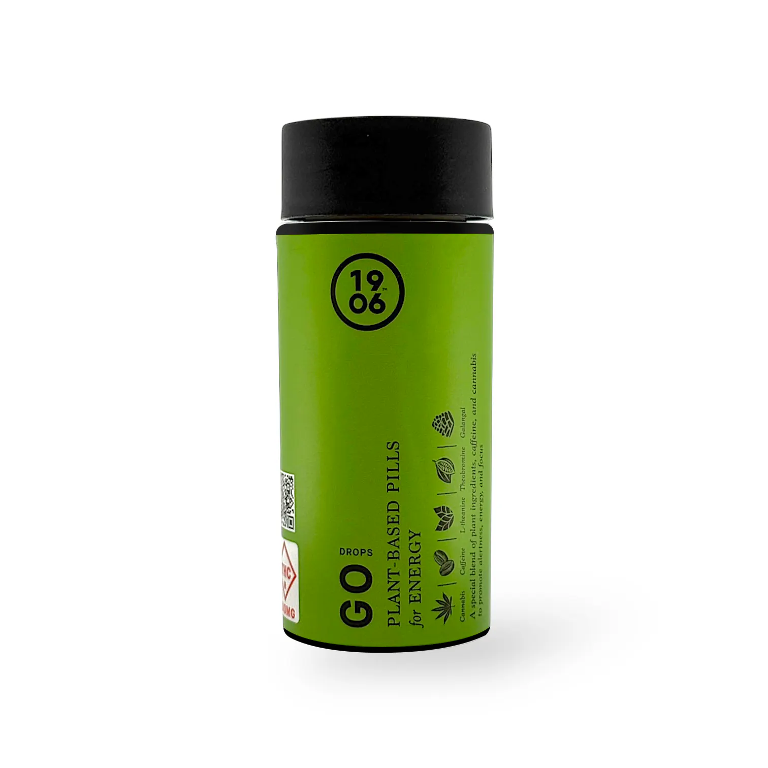 1906: Capsules | GO Drops 1:1 | 100mg THC : 100mg CBD | 20pk | GDF