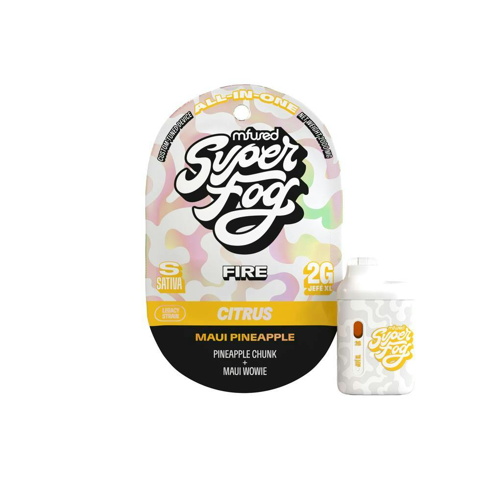 Mfused Superfog Maui Pineapple 2g Fire JefeXL Vape