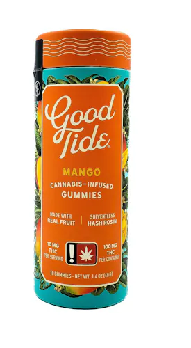 Good Tide – Mango – Rosin Gummy – 10ct – 100mg-active