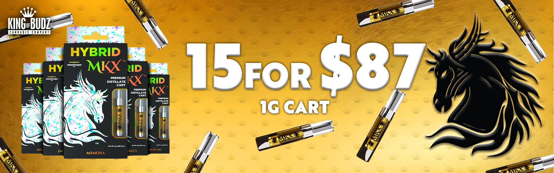 MKX - 1g Carts - 15/$87