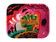 Zombie Metal Rolling Tray 13"x11