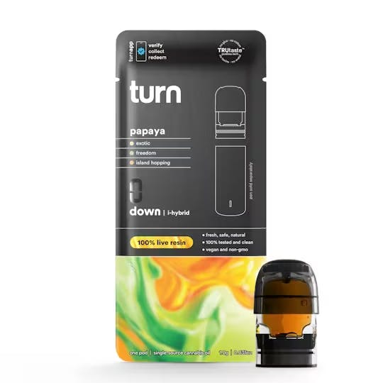 Turn Papaya 1g Live Resin Pod