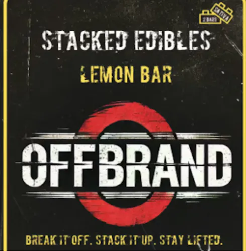 Lemon Bar (S) – 50mg | 2pk Gummies – Offbrand Stacked-active