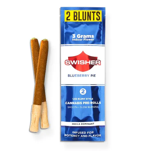 Swisher Blueberry Pie Infused Preroll Rec-active
