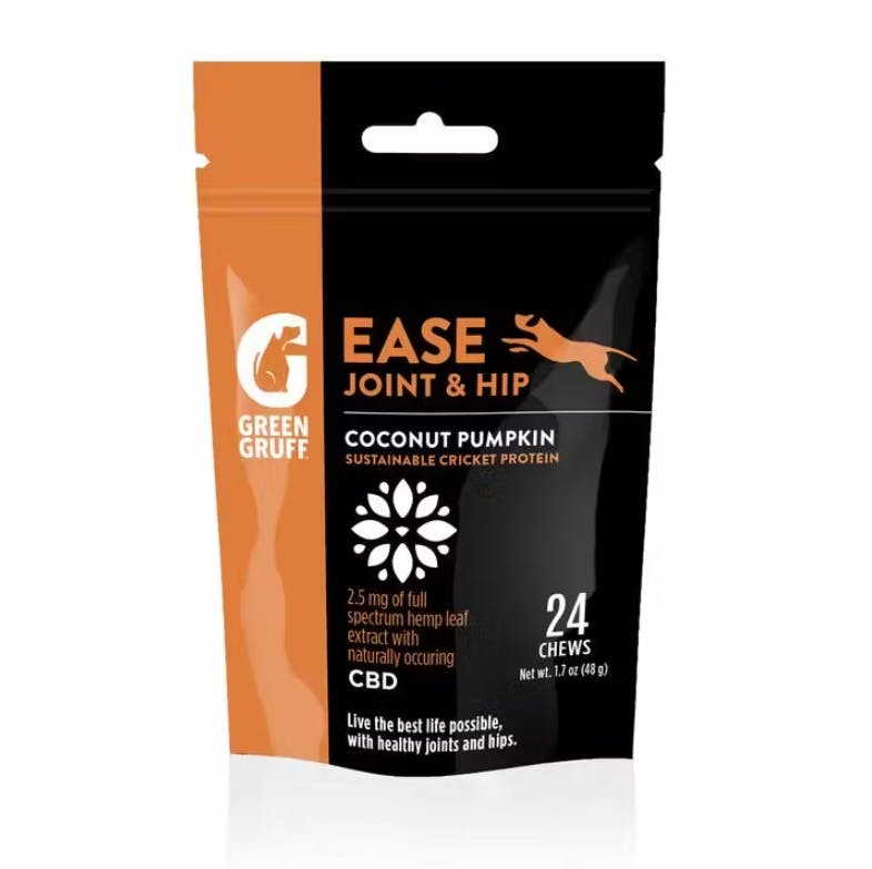 Green Gruff - 24pk CBD Dog Treats - Ease