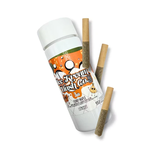 Ice Kream Hash - 3-Pack .5g Rosin Infused Prerolls - Funky Maple