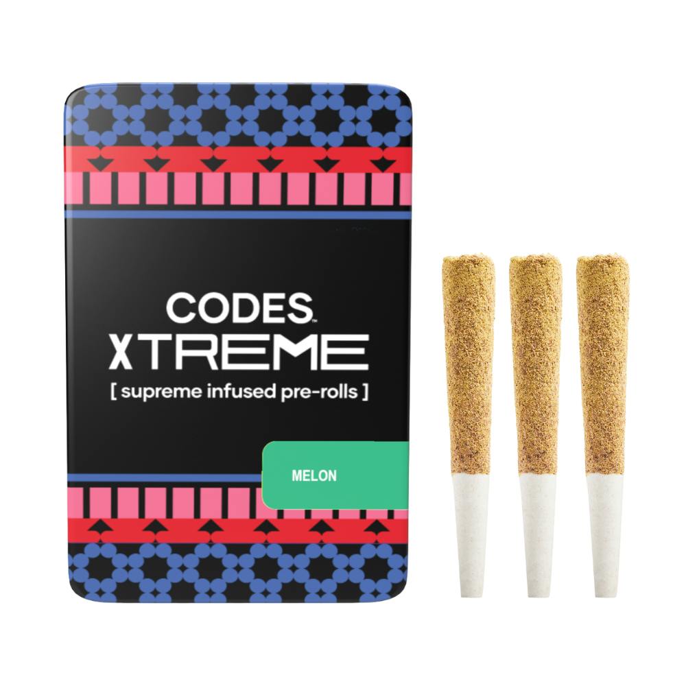 Codes: Infused Pre-Roll Pack | Melon x Apple Fritter | Xtreme J's