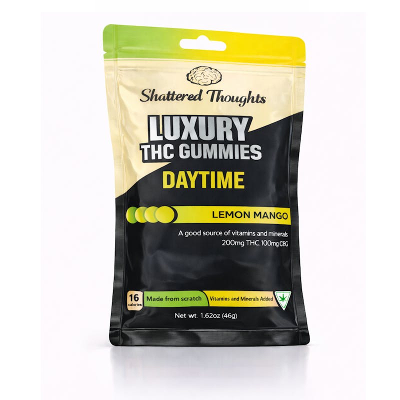 Product: Shattered Thoughts | Gummies - 200mg - Lemon Mango *CBG Infused*