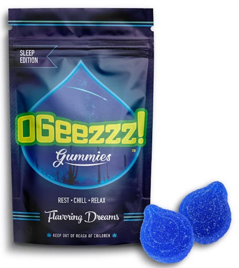Ogeez! Aqua Berry Sleep Edition Gummies 2:1 THC/CBN 100mg