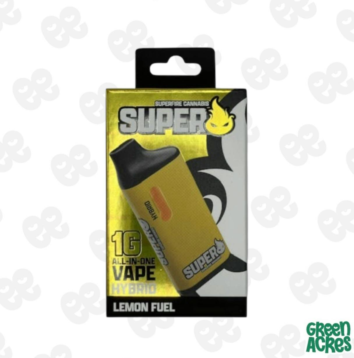 elfbar nachfüll pod läuft aus Superfire: Lemon Fuel 1G Vape Disposable | Green Acres