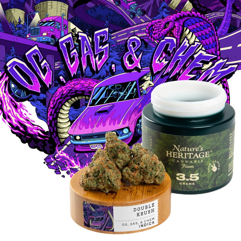 Product Nature's Heritage - Double Krush Flower (3.5g)