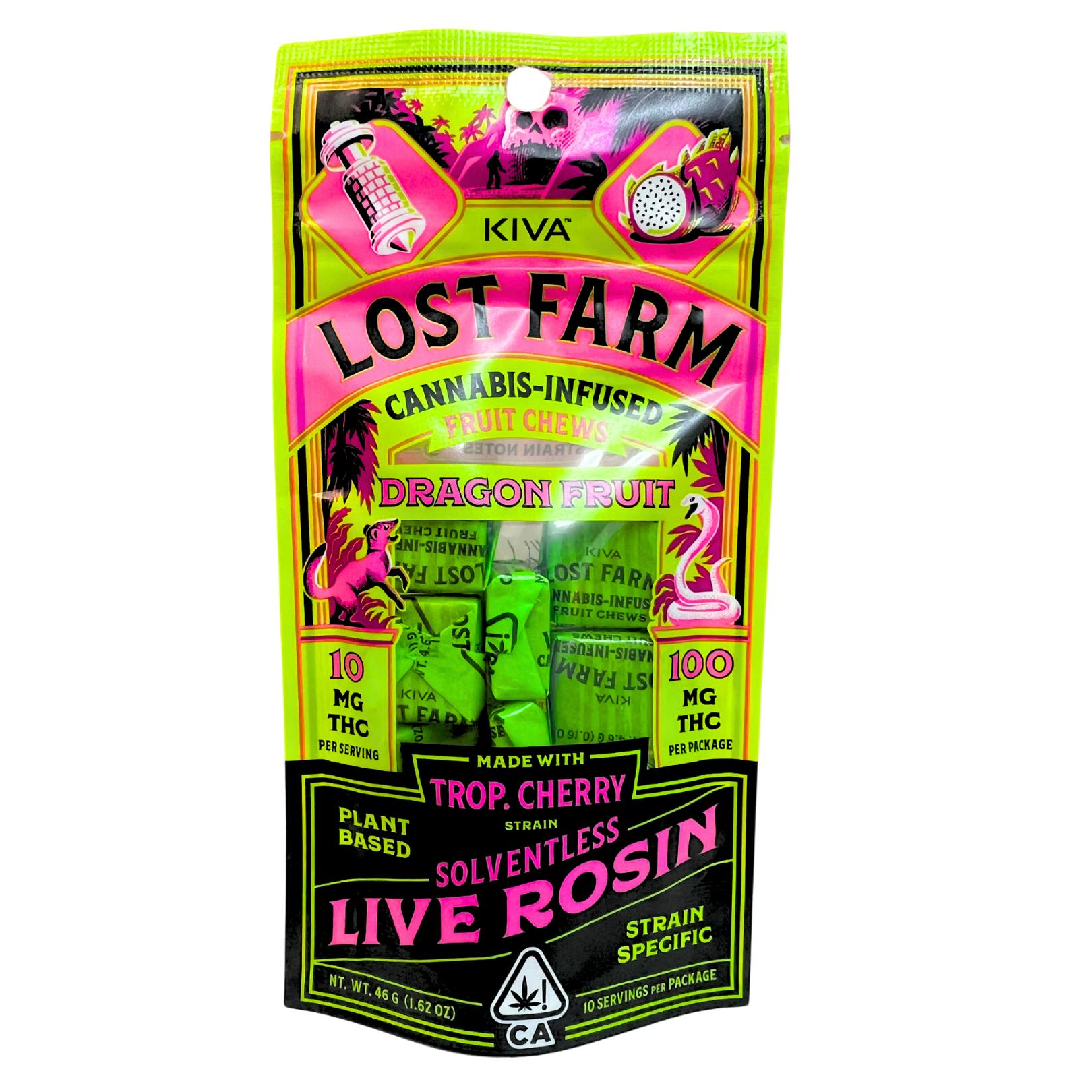 DRAGON FRUIT SOLVENTLESS LIVE ROSIN FRUIT CHEWS