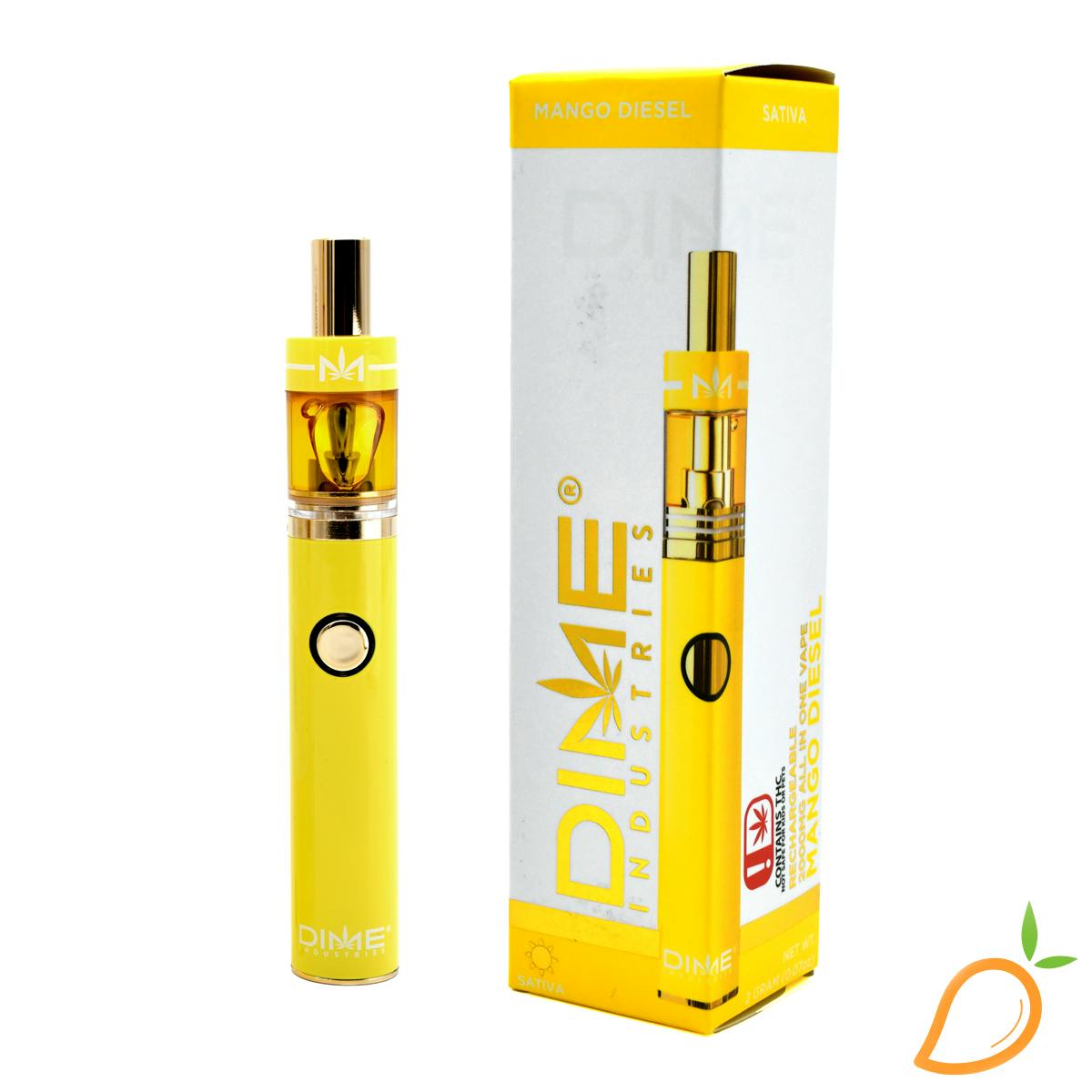 2g Mango Diesel Disposable Vape Dime Industries | Mango Cannabis May Ave