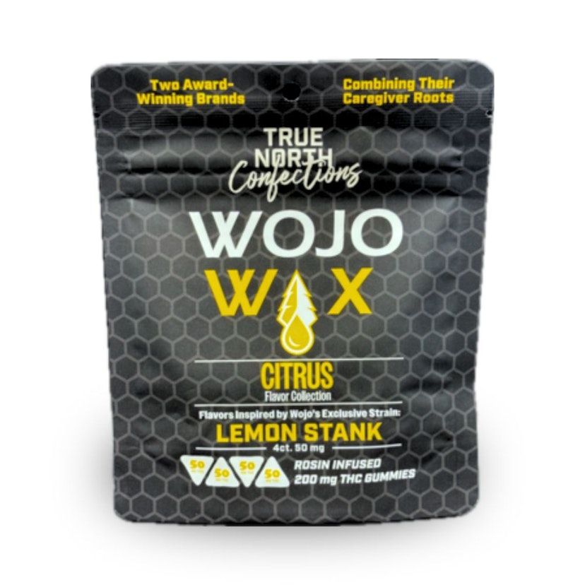 True North Collective x Wojo 200mg Rosin Gummies Lemon Stank