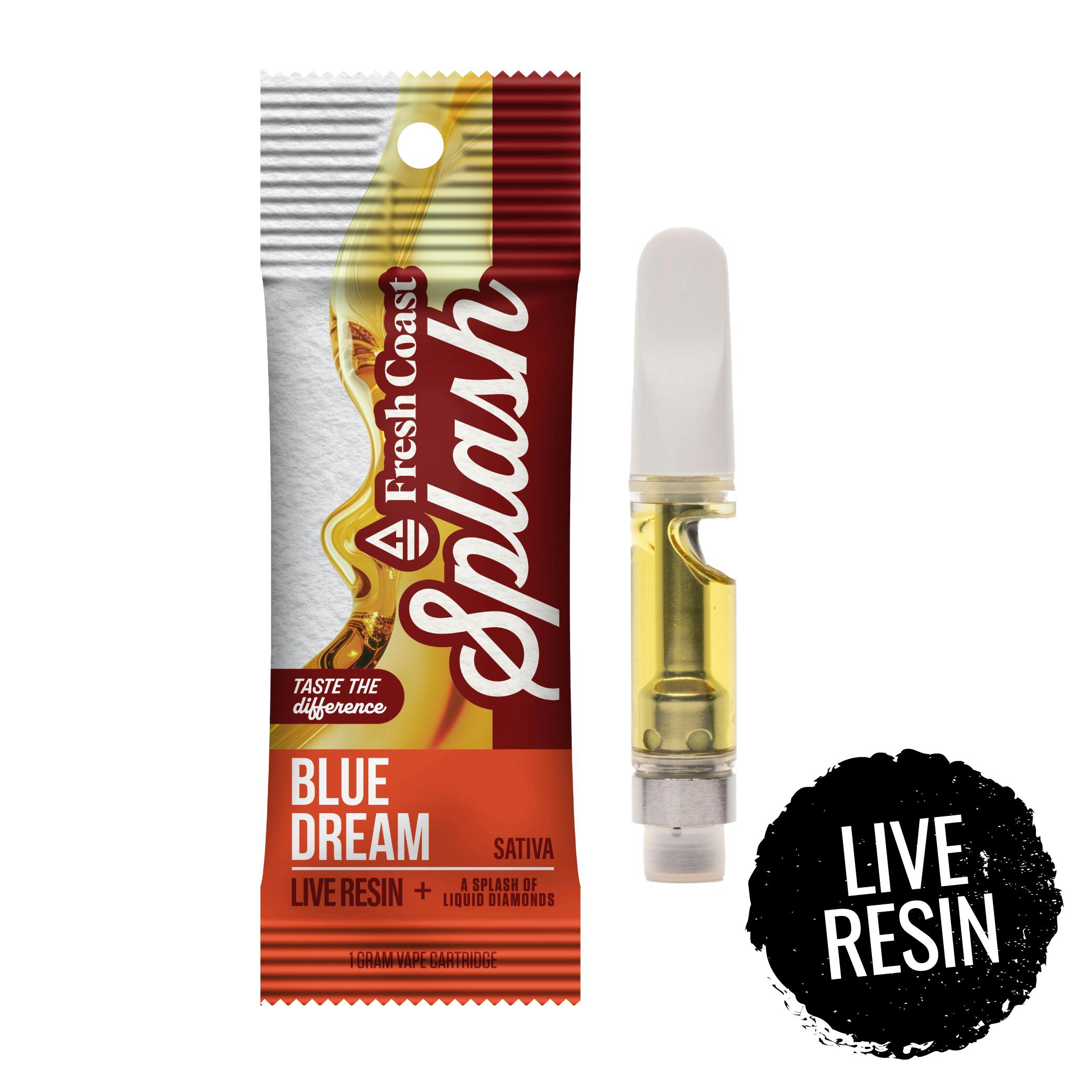 SPLASH | Live Resin Vape Cart - 1g - Blue Dream