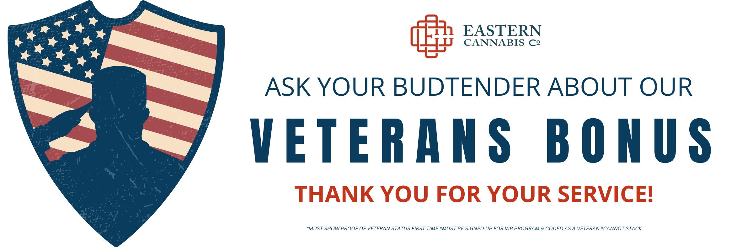 Veterans Bonus VIP Banner