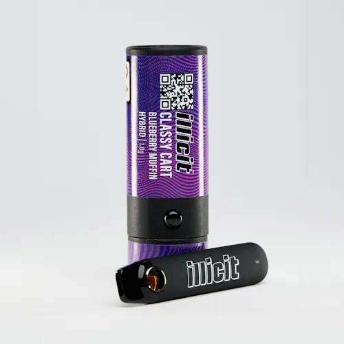 Blueberry Muffin  Classy Cart Disposable Vape 1g-2