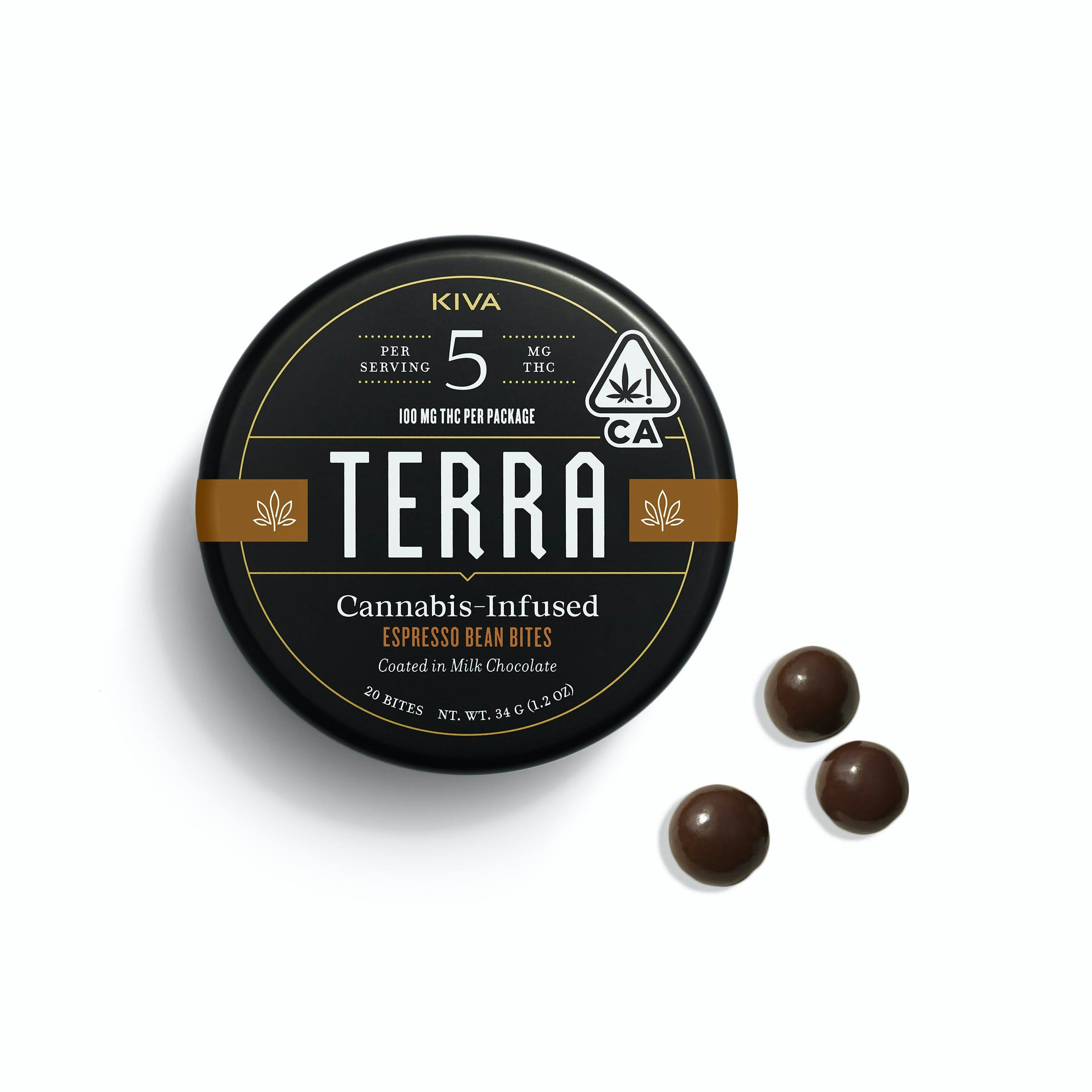 Product: TERRA BITES | ESPRESSO | 100MG