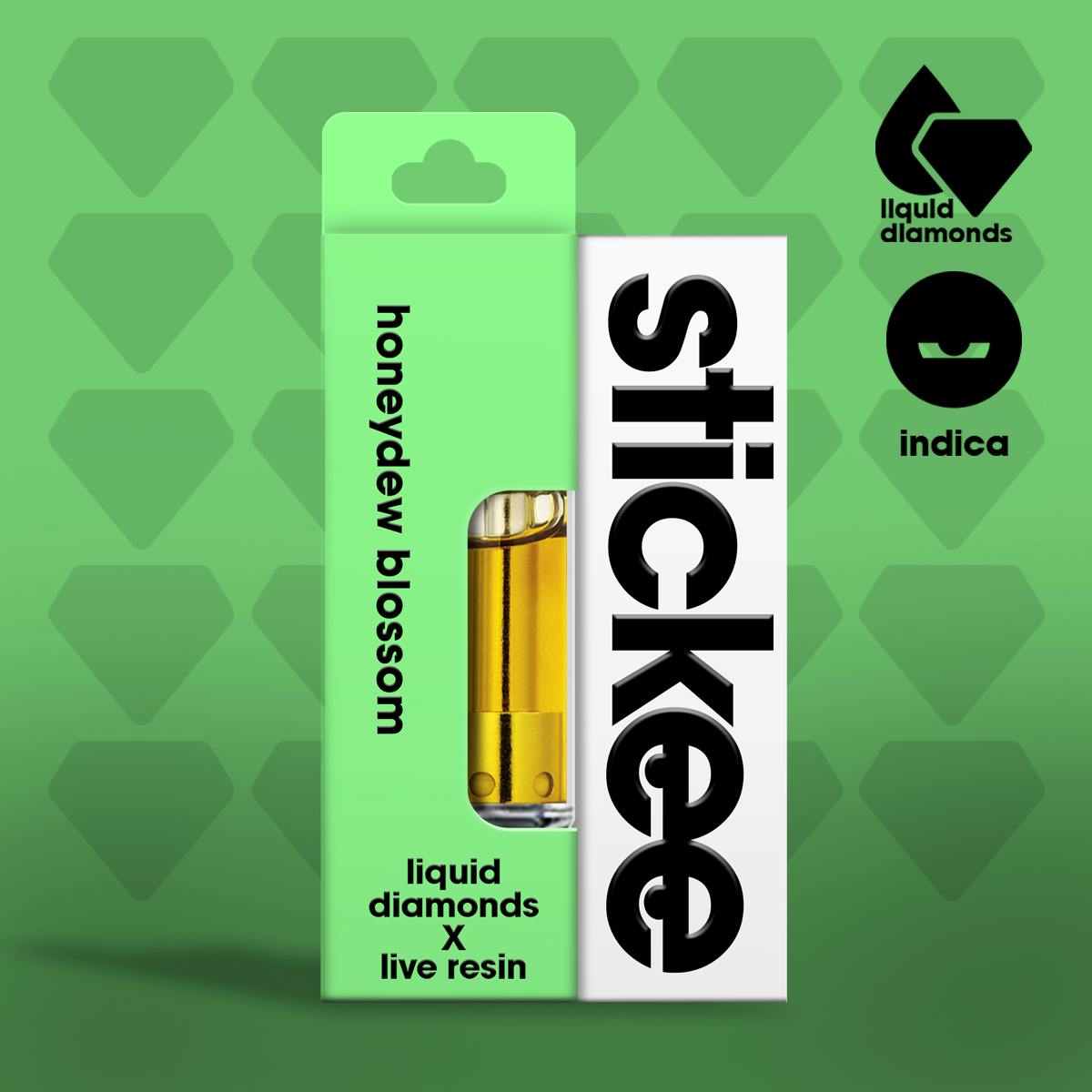Stickee - 1g Live Resin Cart - Honeydew Blossom