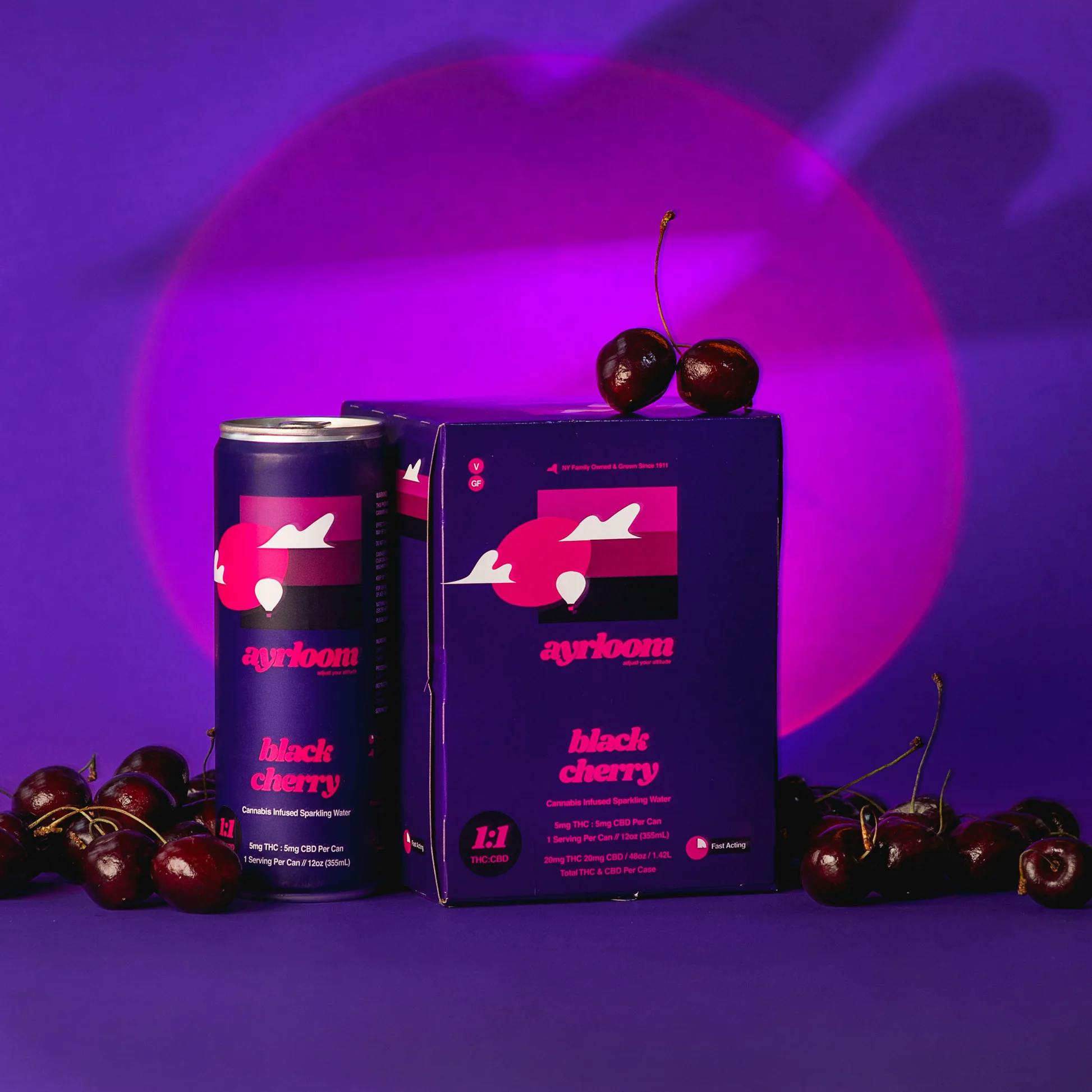 ayrloom Ayrloom 12oz Beverage| Black Cherry | 1:1 | 5mg