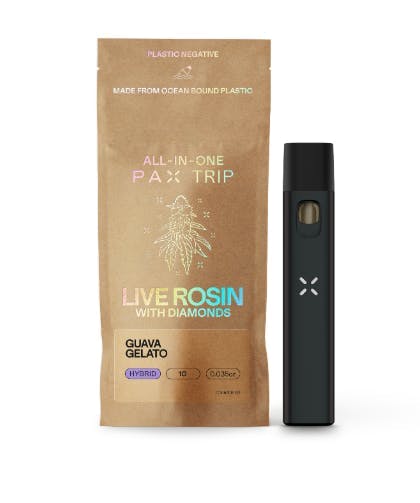 PAX | Guava Gelato | Live Rosin w/ Diamonds | AIO | 1g