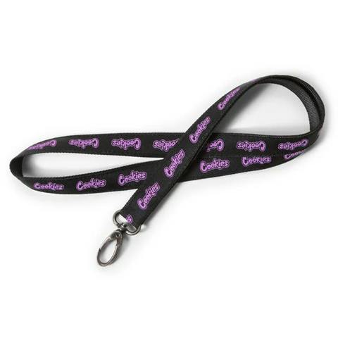Cookies | 18" Lanyard | Black & Purple