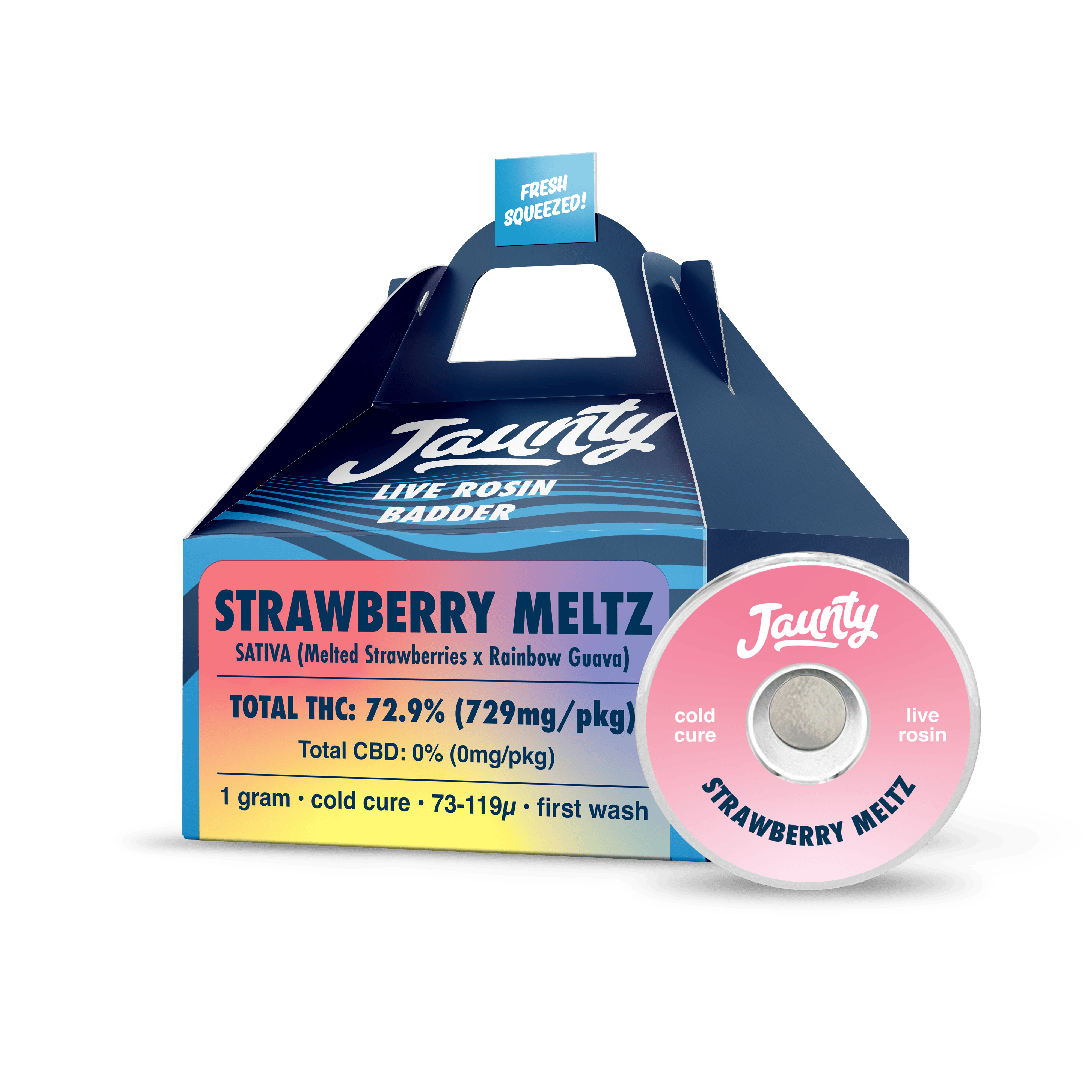 Strawberry Meltz | Cold Cure | Live Rosin | 1g