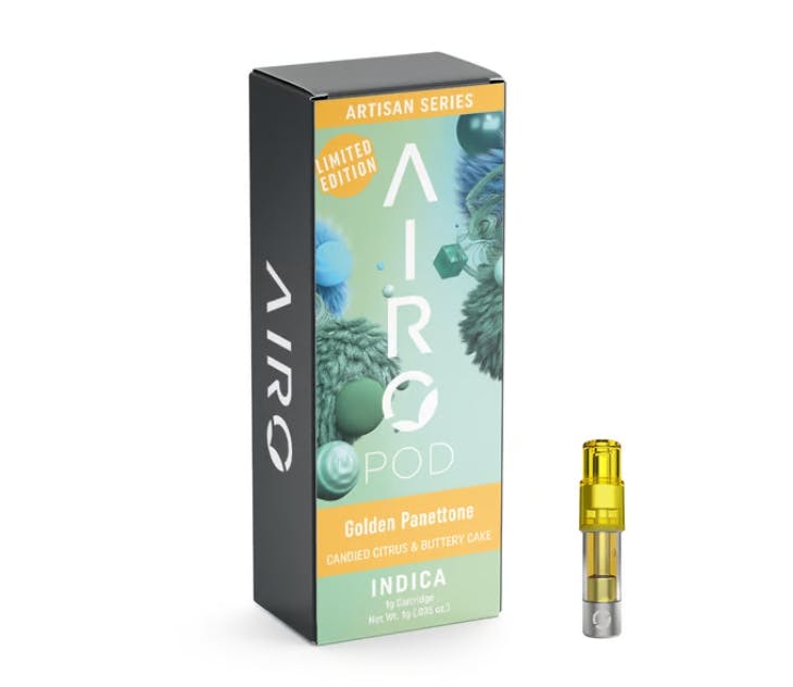 Product DF Airo Cartridge - Golden Panettone 1g (Indica)