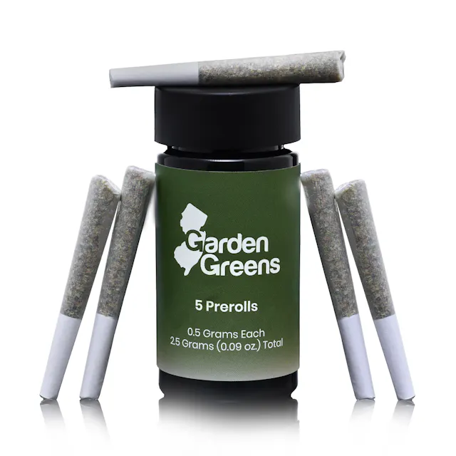 Garden Greens Pre-Roll Pack 24k 5pk/2.5g (sativa hybrid, packs)