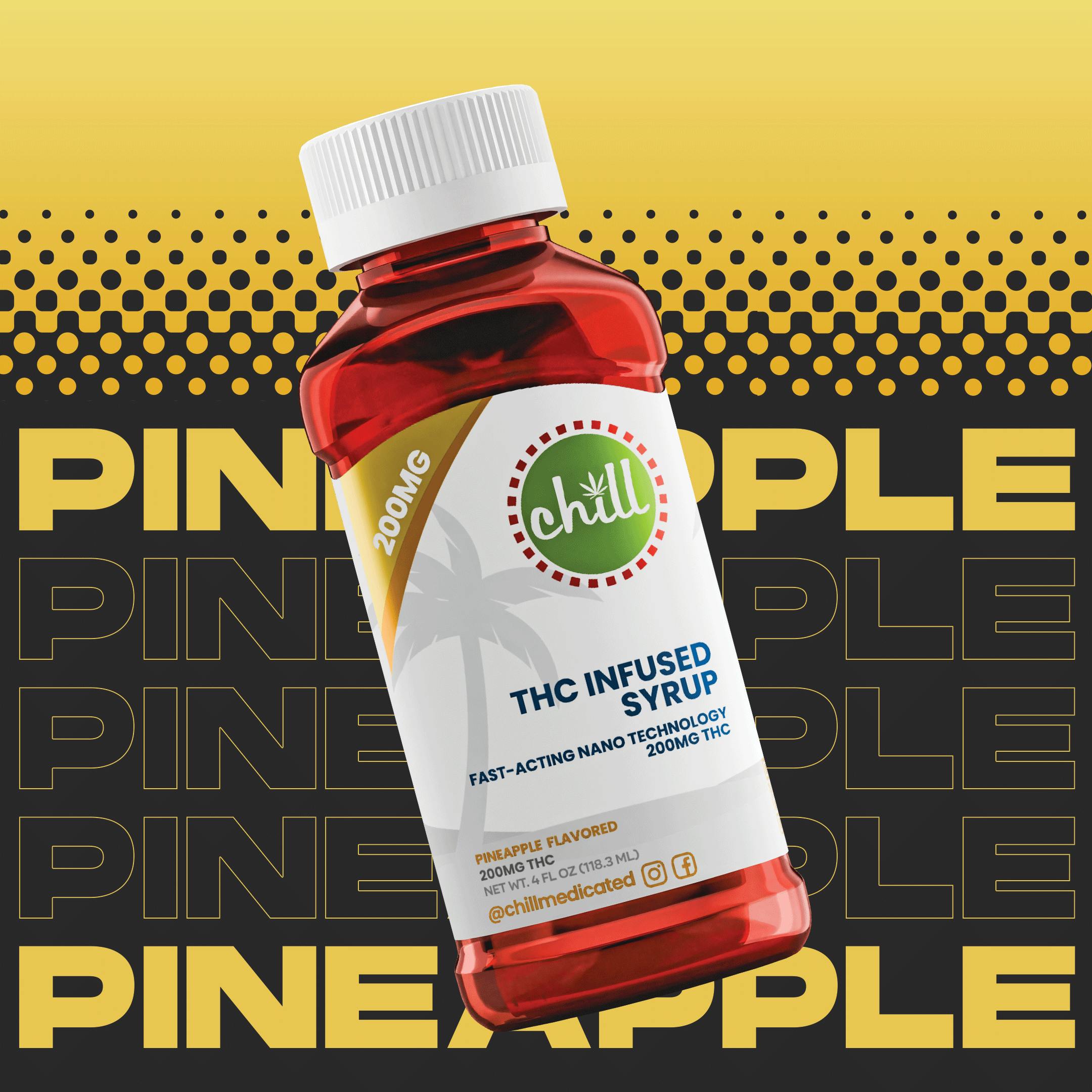 Chill Medicated - 200mg Syrup - Pineapple