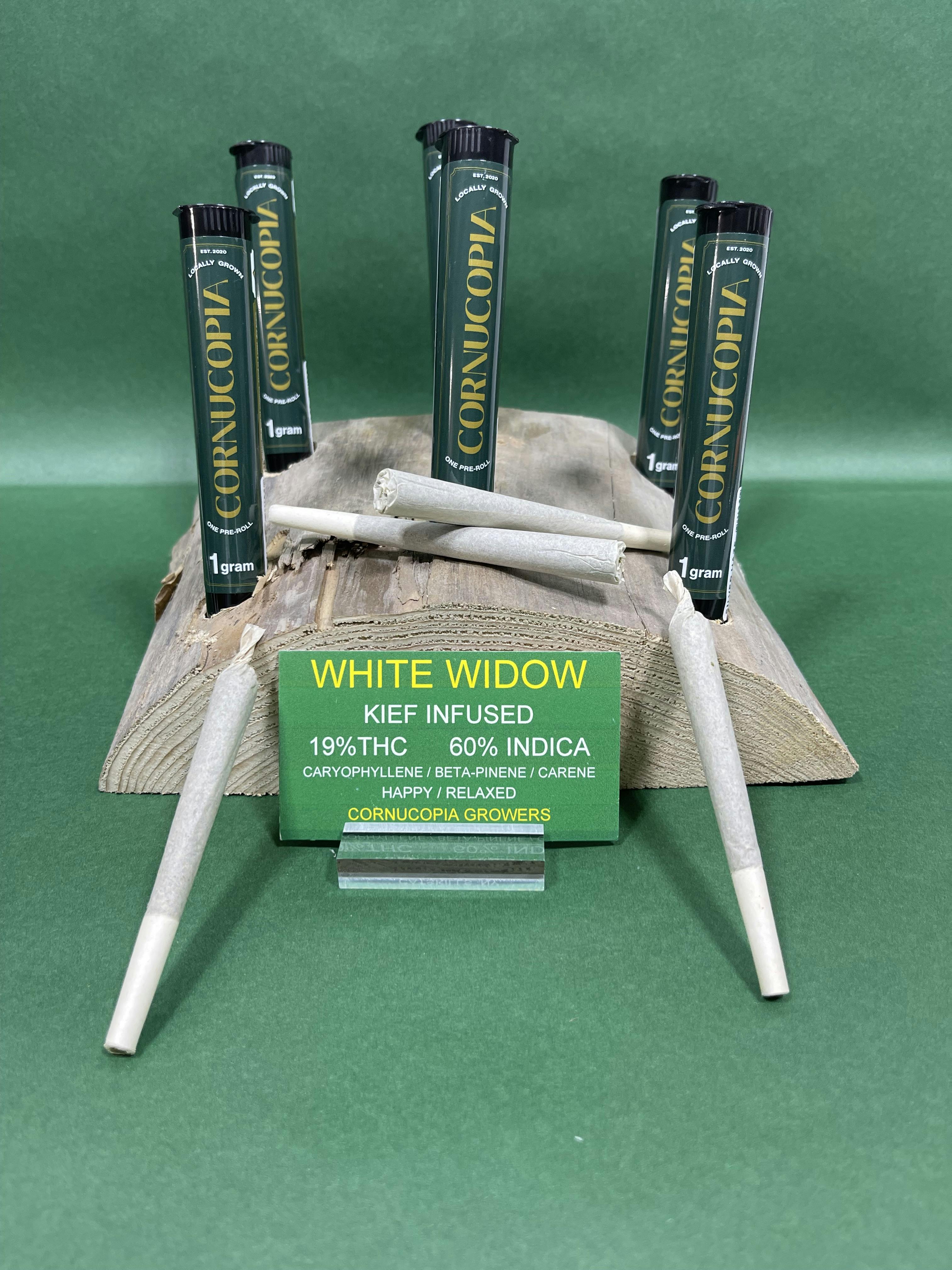 Cornucopia | White Widow Infused w/ Keif | 1g Pre-roll