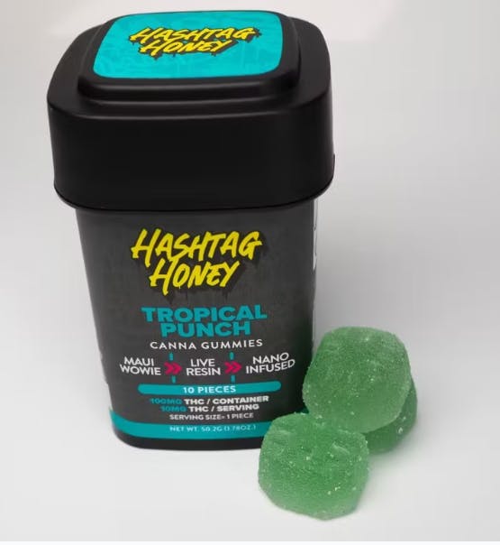 HH Tropical Punch Live Resin Gummies