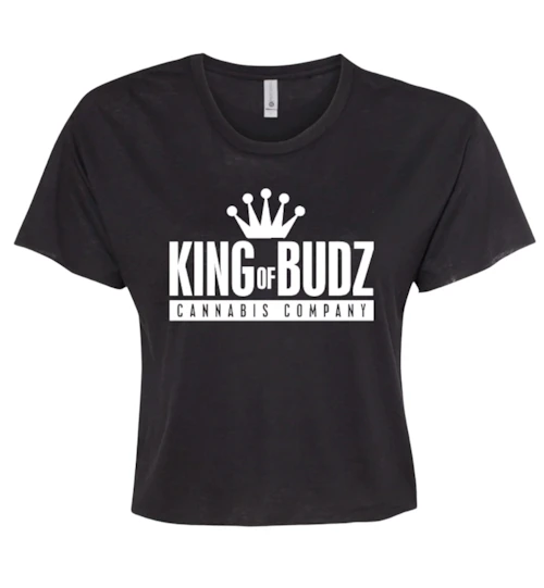 KOB - Cropped Black T-Shirt Size XS
