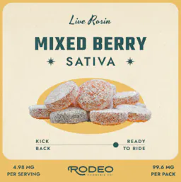 Mixed Berry Rosin Gummies
