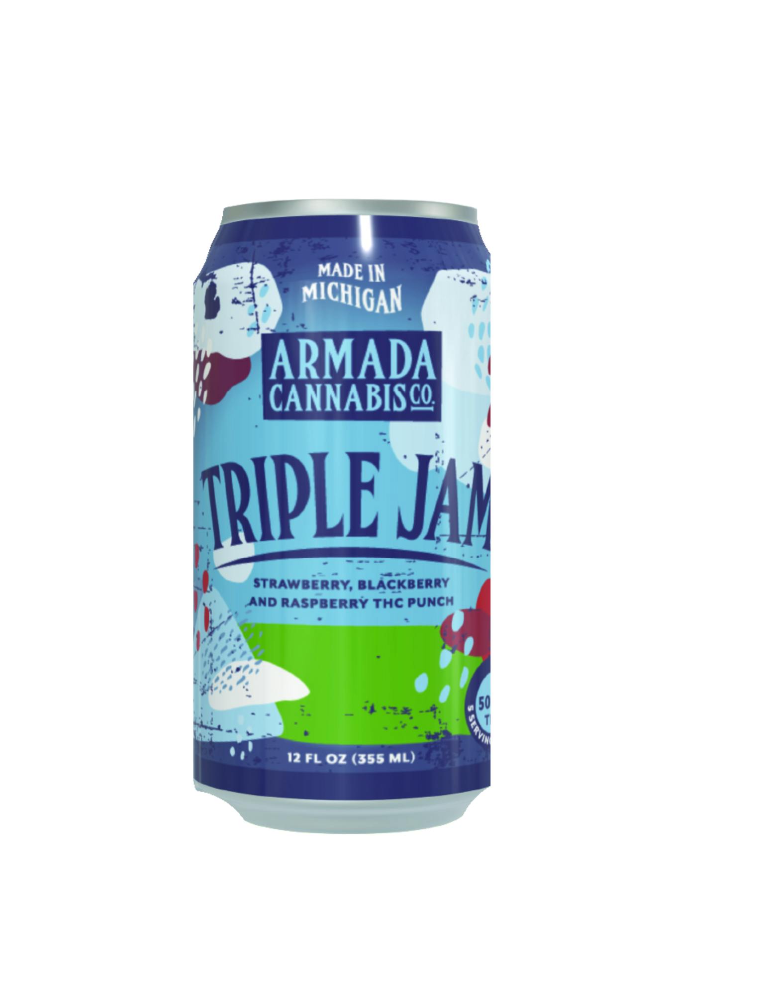 Product: Armada Cannabis | Triple Jam | Infused Liquid Cider | 50mg | Hybrid