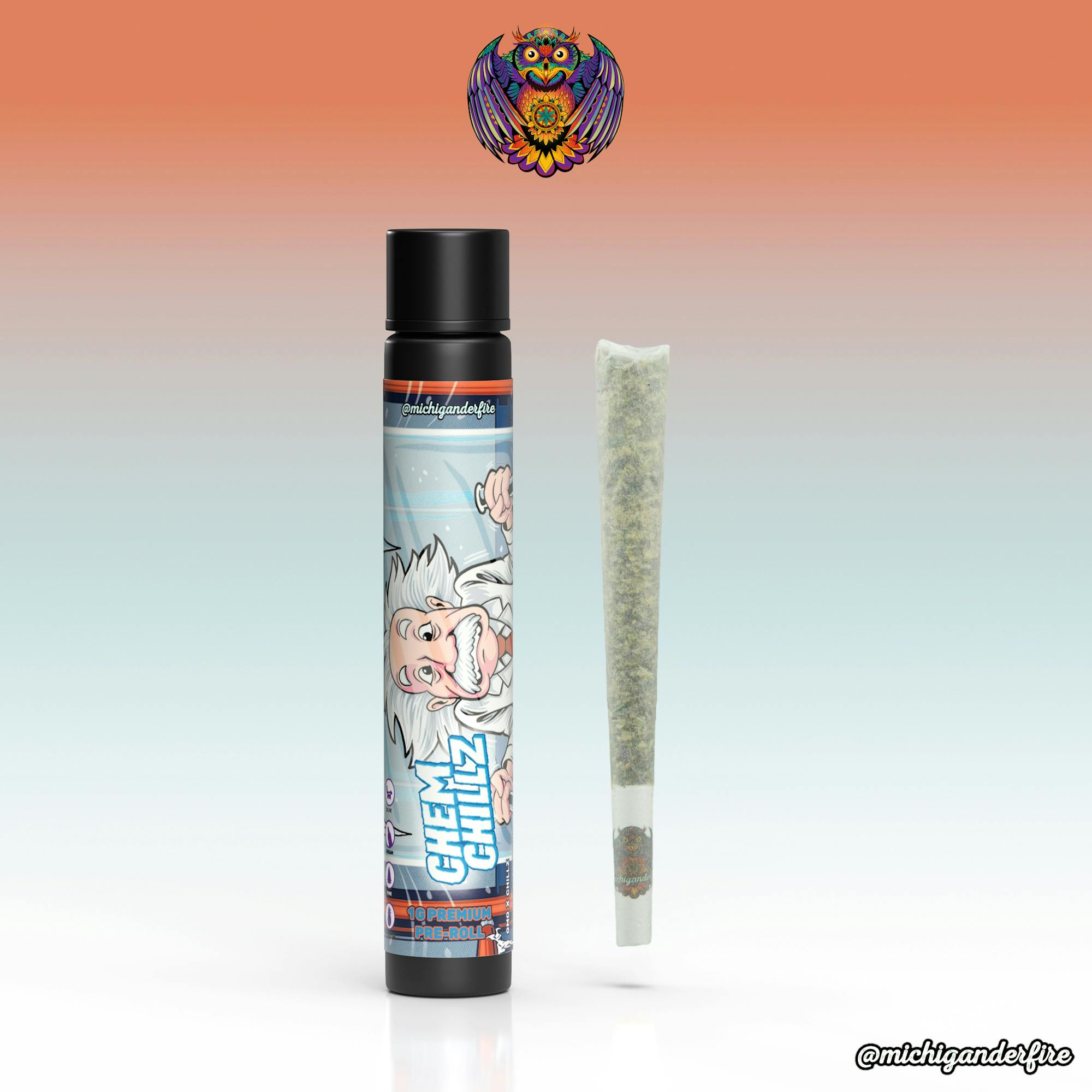 Michigander Fire - 1g Preroll - Chem Chillz