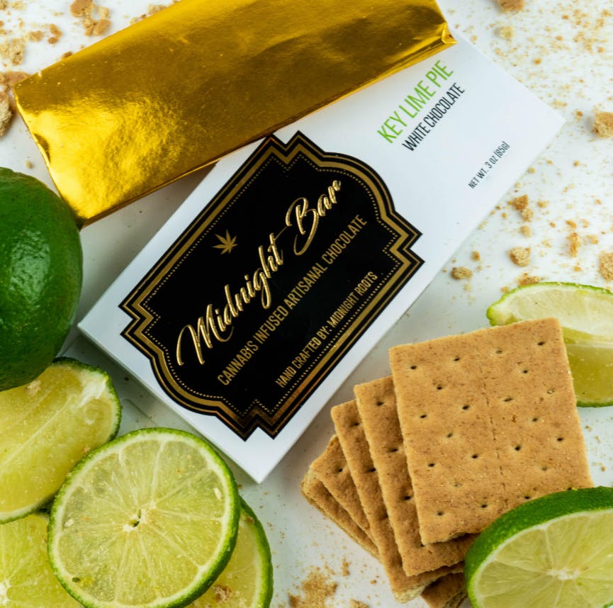 Key Lime Pie White Chocolate Bar | 200mg | Midnight Roots