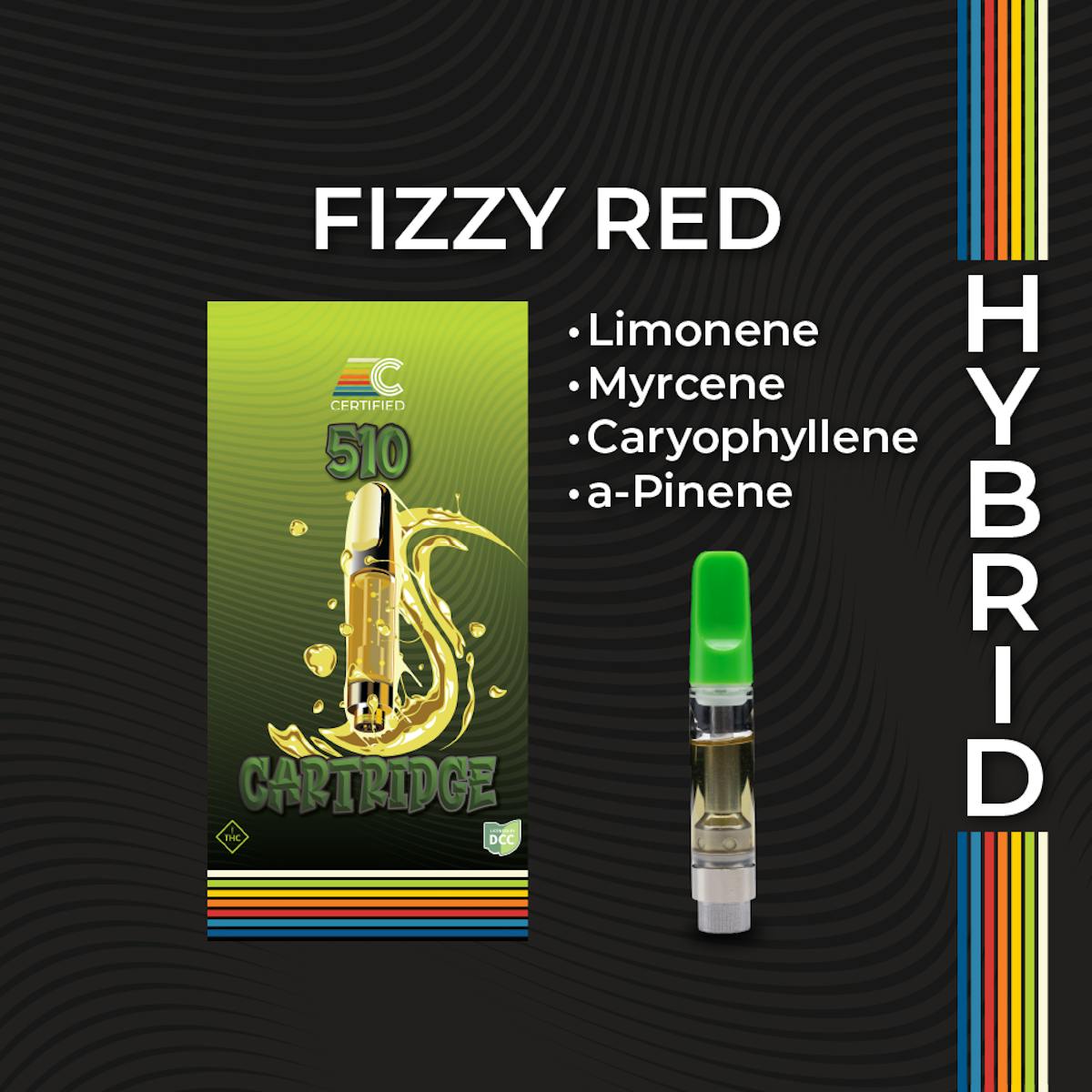 Photo of Fizzy Red Distillate Cartridge