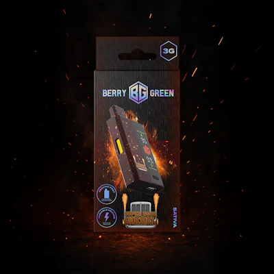 Berry Green - 3g Disposable - Super Sour Diesel - DISPOSABLES by Berry Green at King of Budz