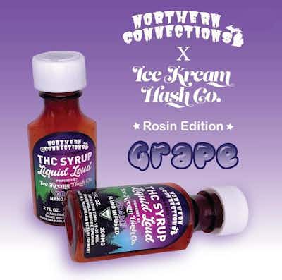 Product: Ice Kream Hash Co. x Northern Connections | Grape Liquid Loud Rosin Infused Syrup | 200mg