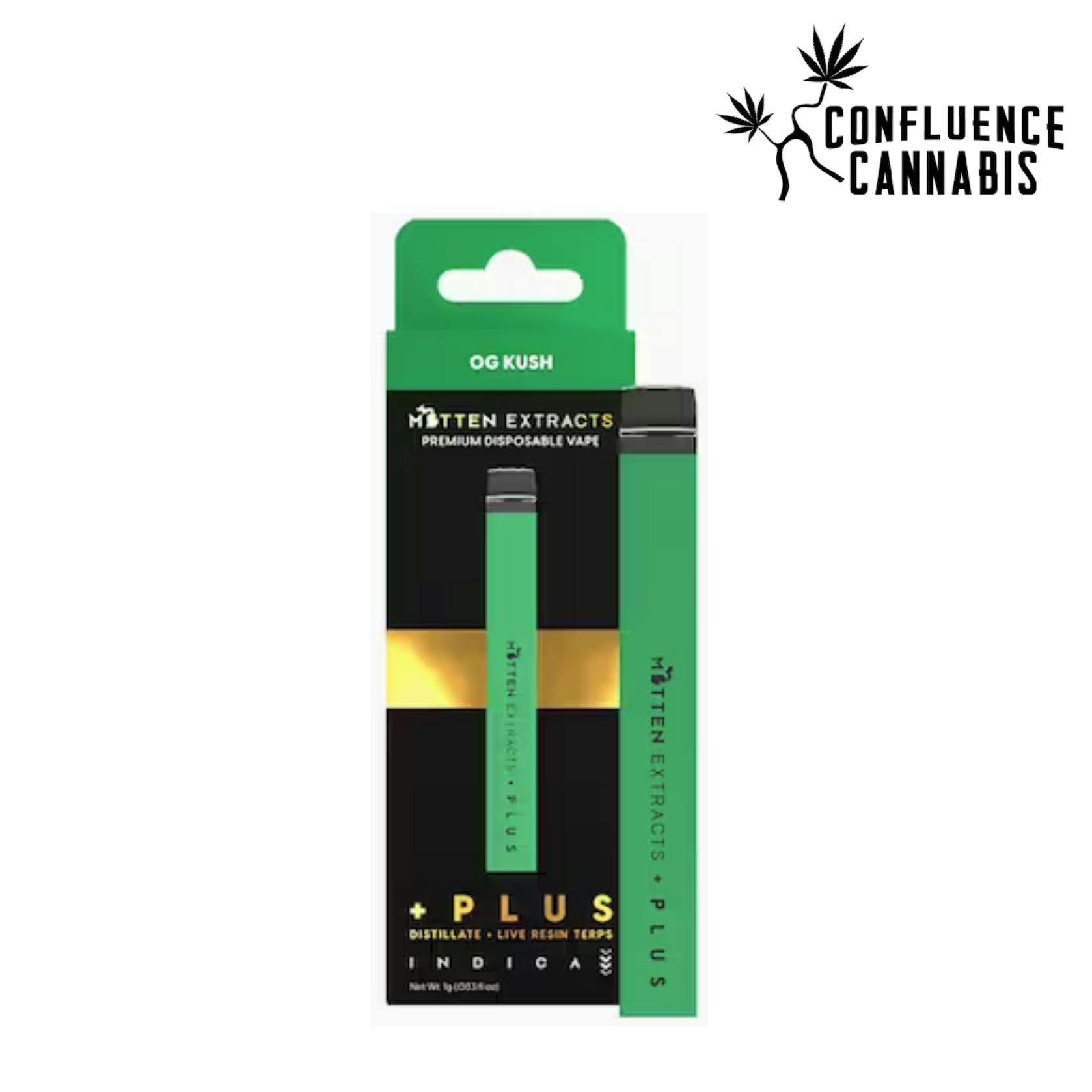 OG Kush Disposable Cartridge | Confluence Cannabis