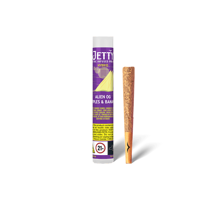 Jetty | Alien OG x Apple & Bananas | Infused High THC | Pre-Roll