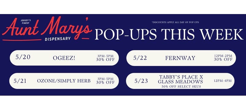 Aunt Mary's (Flemington REC) Menu - a Cannabis Dispensary in Flemington, NJ
